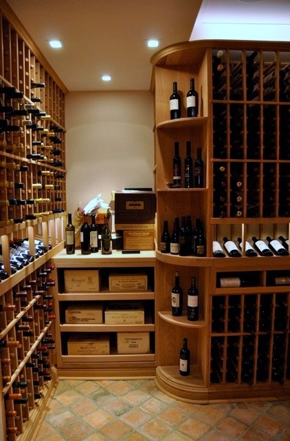 Wine storage in small spaces here!