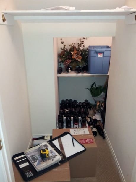 Read another under-the-stairs cellar project here!