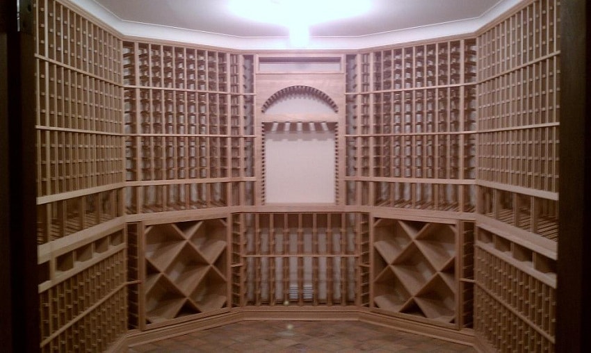Custom Wine Cellar Rack Installation Project Phoenix