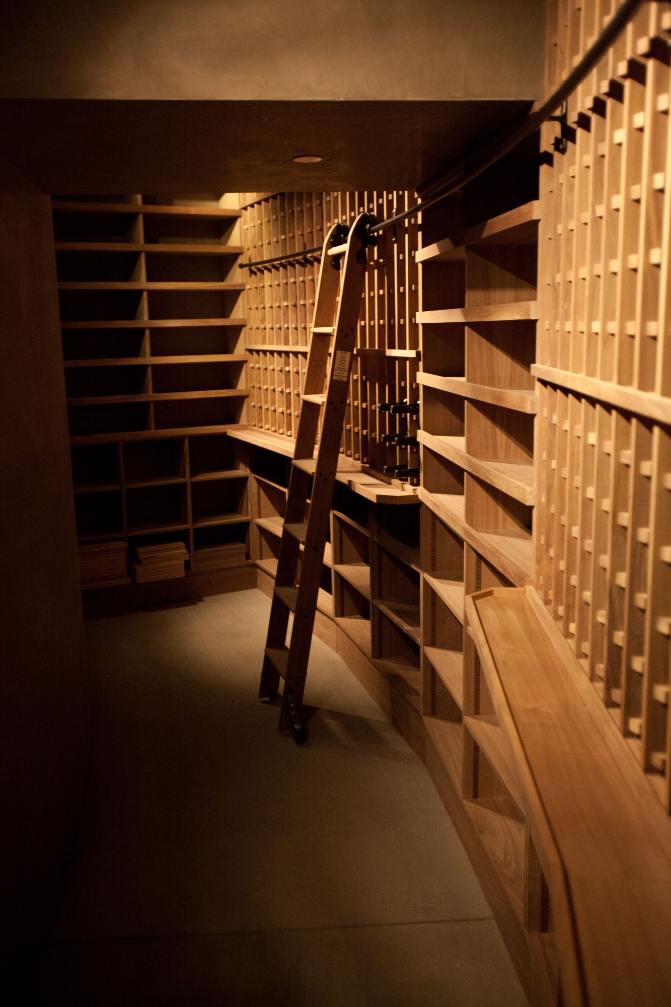 Beautiful Traditional Custom Wine Cellar Design Created for Marciano Winery in Napa Valley Phoenix