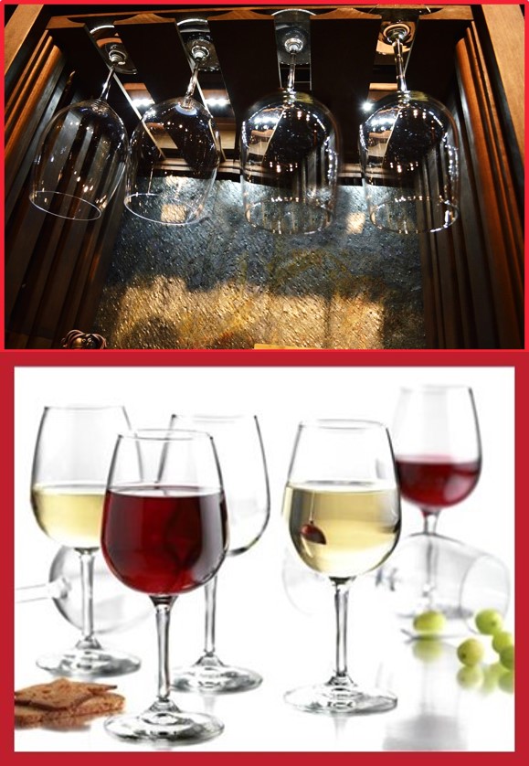 Stemware Wine Racks for Storing Wine Glasses 