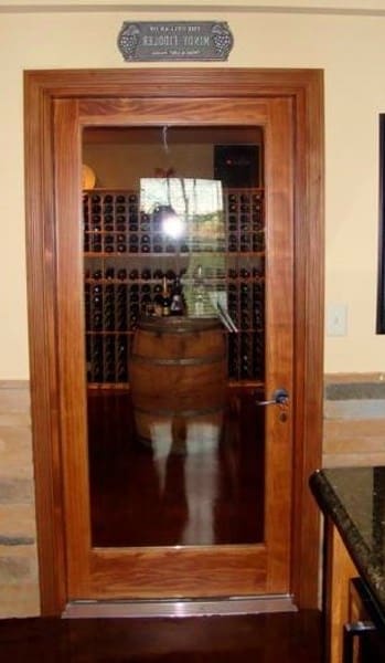 Custom Wine Cellar Doors are Important in Residential Custom Wine Cellar Construction