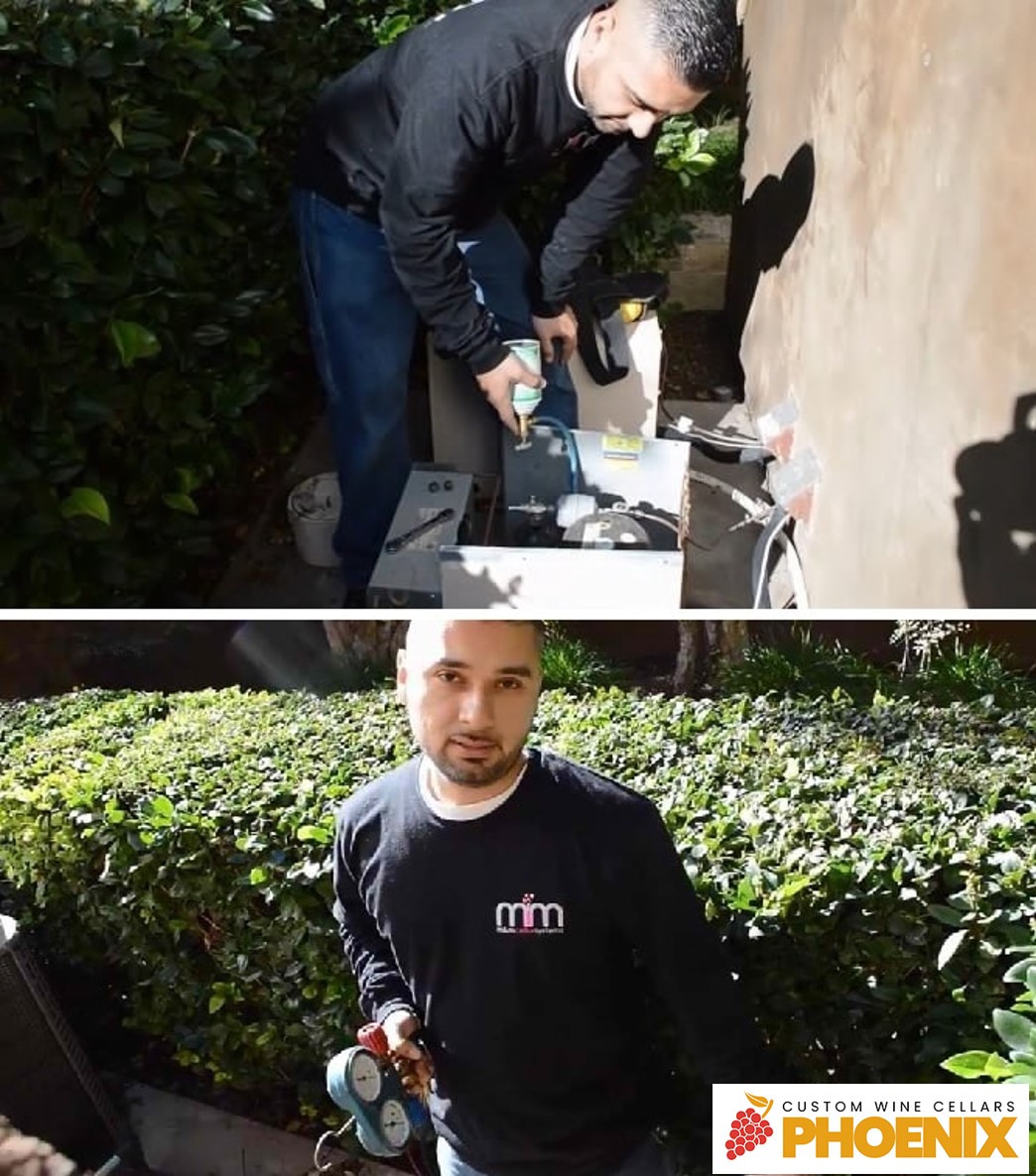 Replace Leaked Freon from a Wine Cellar Cooling Unit