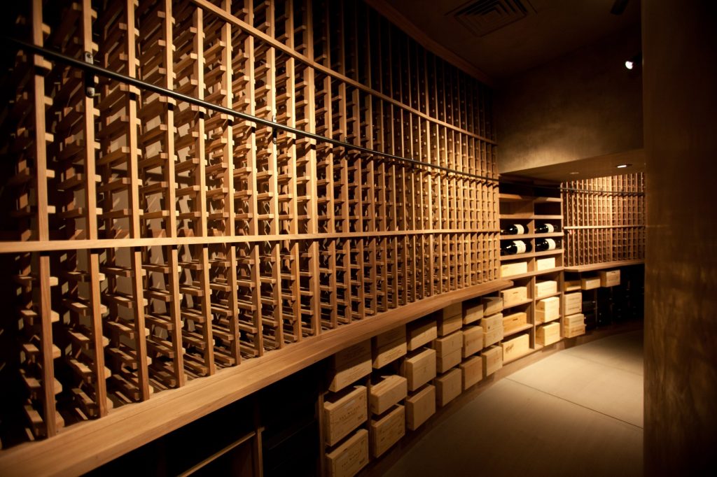 Commercial Custom Wine cellar Design Created by Master Builders for Marciano Winery 
