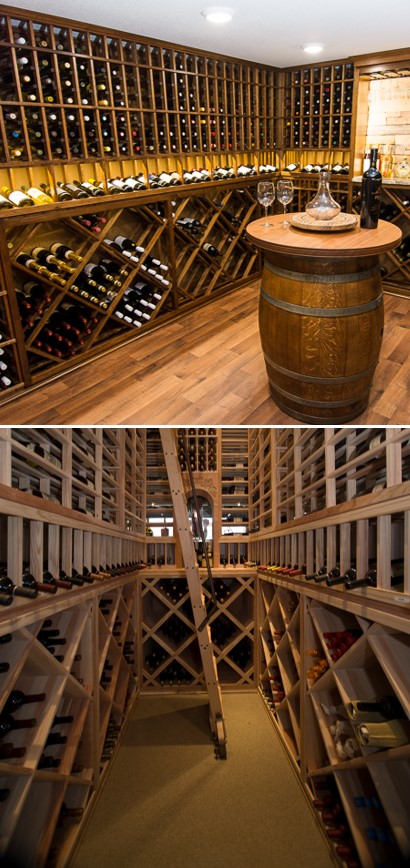 Wine Racks Designed for a Stylish and Organized Home Custom Wine Cellar in Phoenix