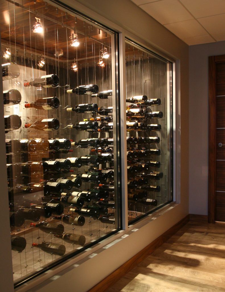 See more modern design cellars here!