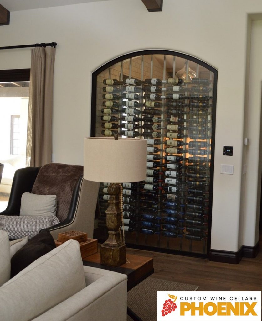 Phoenix Home Wine Cellar with Elegant Racking Features